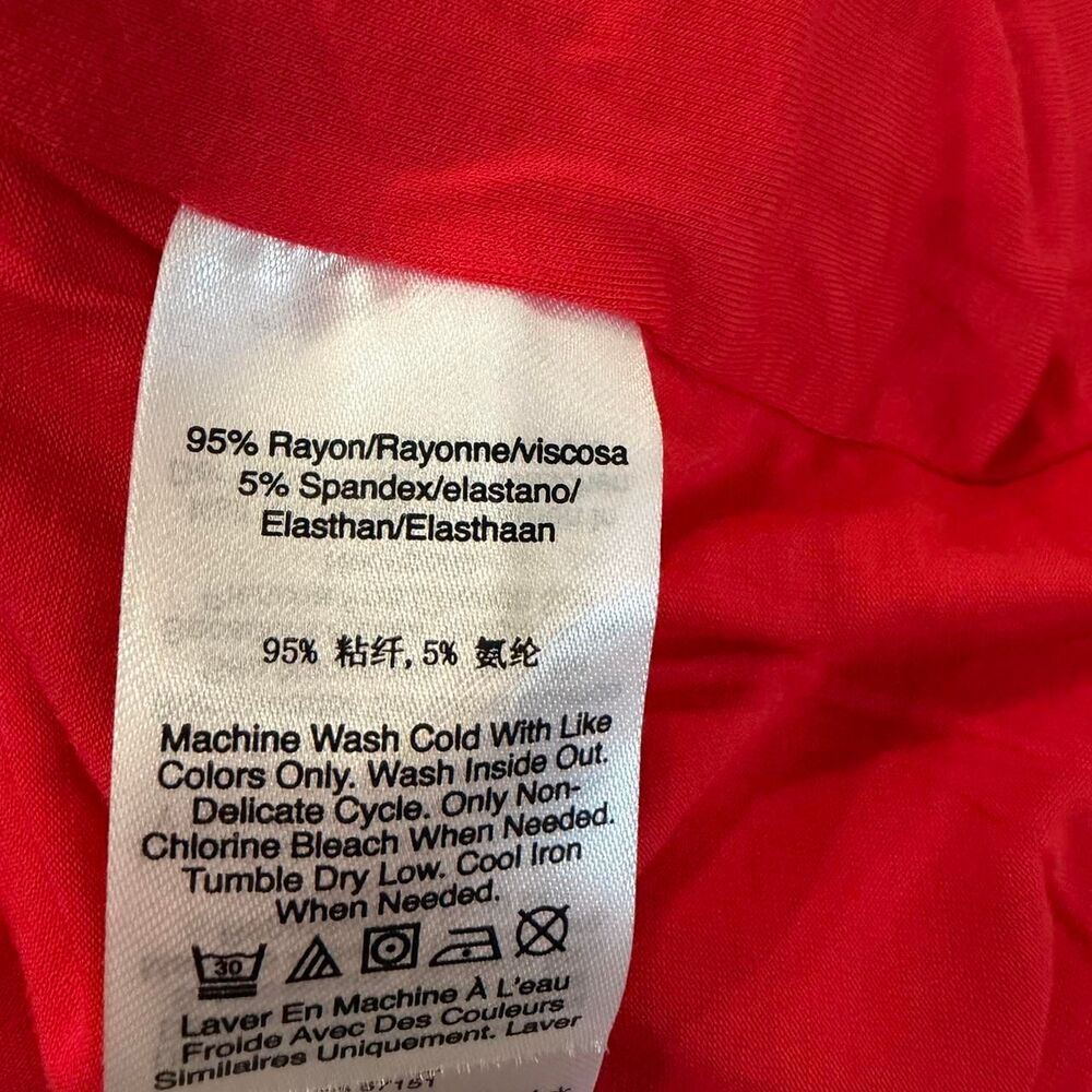 Dkny Women's Red Blouse - Picture 4 of 4